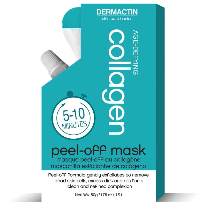 Dermactin قناع الوجه القابل للتقشير من ديرماكتين لمكافحة الشيخوخة بالكولاجين 1.76 أونصة - Image 1